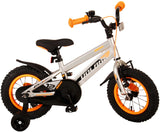 Volare Rocky Kinderfahrrad - Jungen - 12 Zoll - Grau