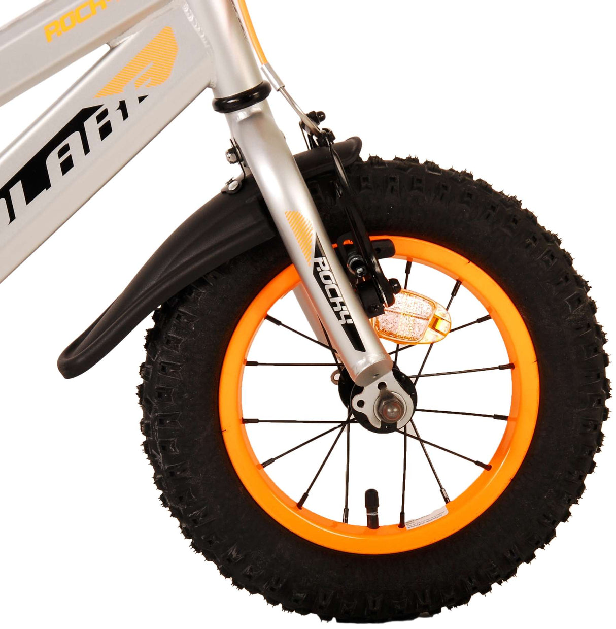 Volare Rocky Kinderfahrrad - Jungen - 12 Zoll - Grau