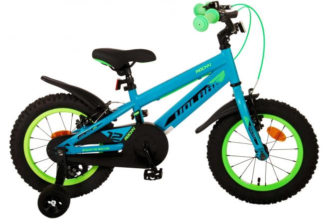 Volare Rocky 14-Zoll-Kinderfahrrad, grÃ¼n mit schwarzen Akzenten