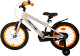 Volare Rocky Kinderfahrrad - Jungen - 16 Zoll - Grau