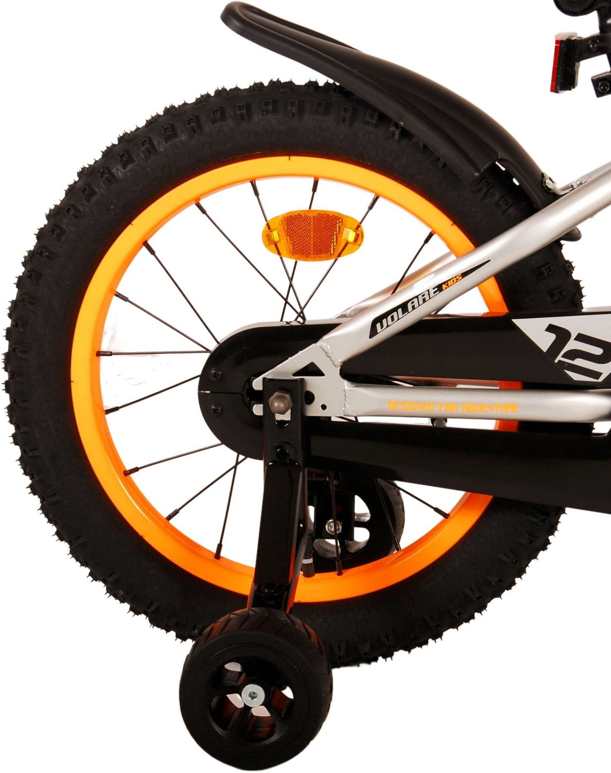 Volare Rocky Kinderfahrrad - Jungen - 16 Zoll - Grau