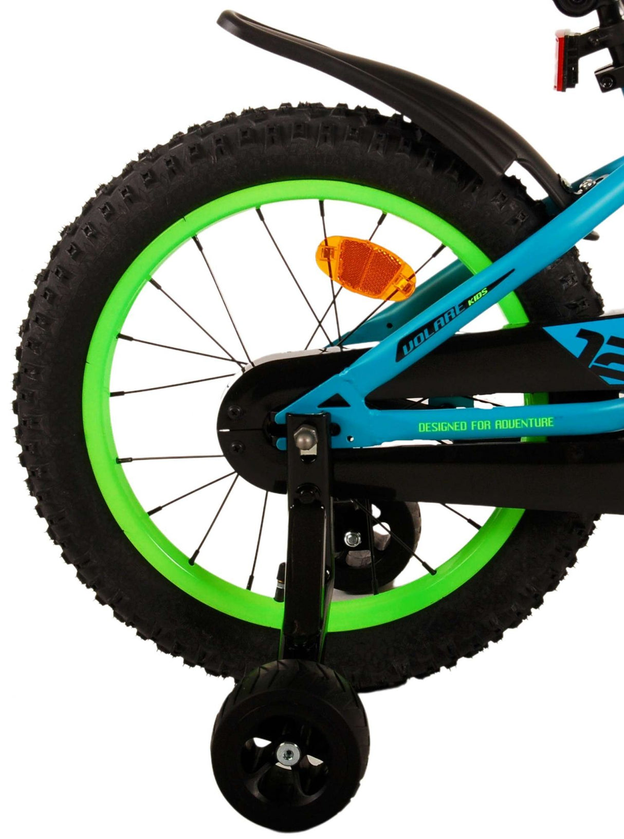 Volare Rocky Kinderfahrrad - Jungen - 16 Zoll - Grün