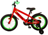 Volare Rocky Kinderfahrrad - Jungen - 16 Zoll - Rot
