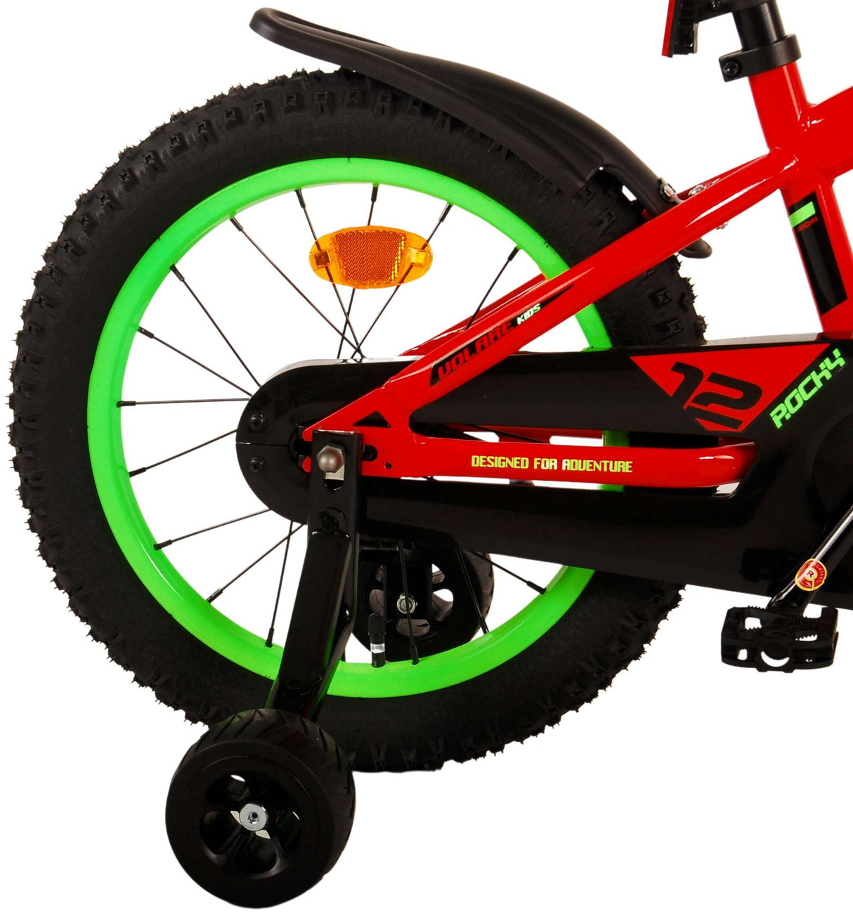 Volare Rocky Kinderfahrrad - Jungen - 16 Zoll - Rot