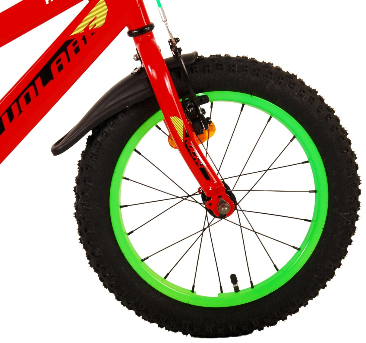 Volare Rocky Kinderfahrrad - Jungen - 16 Zoll - Rot