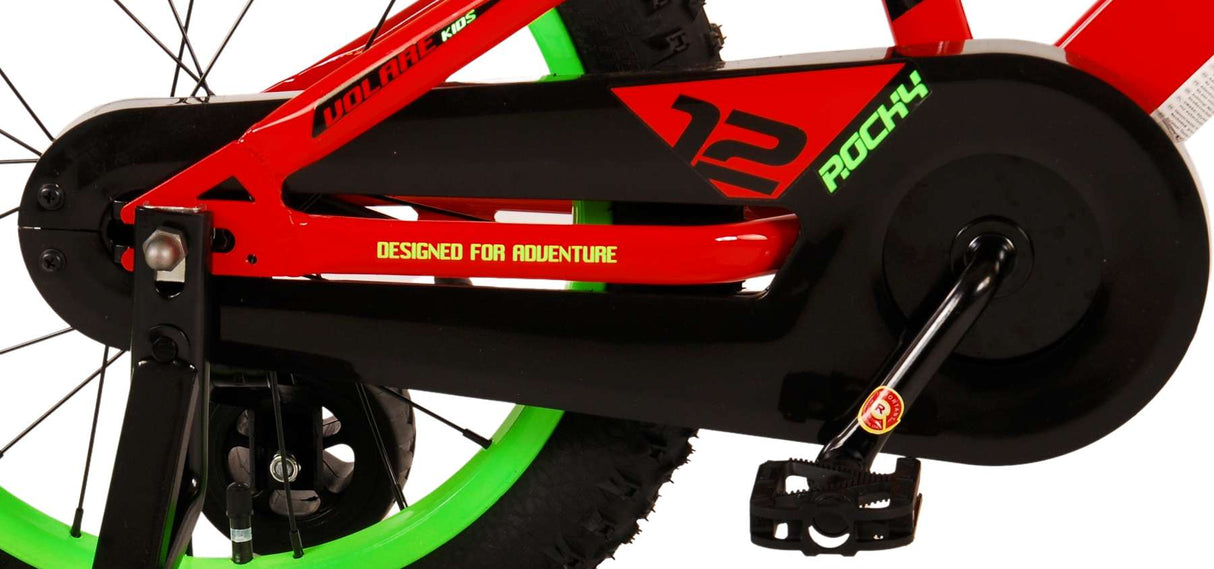 Volare Rocky Kinderfahrrad - Jungen - 16 Zoll - Rot