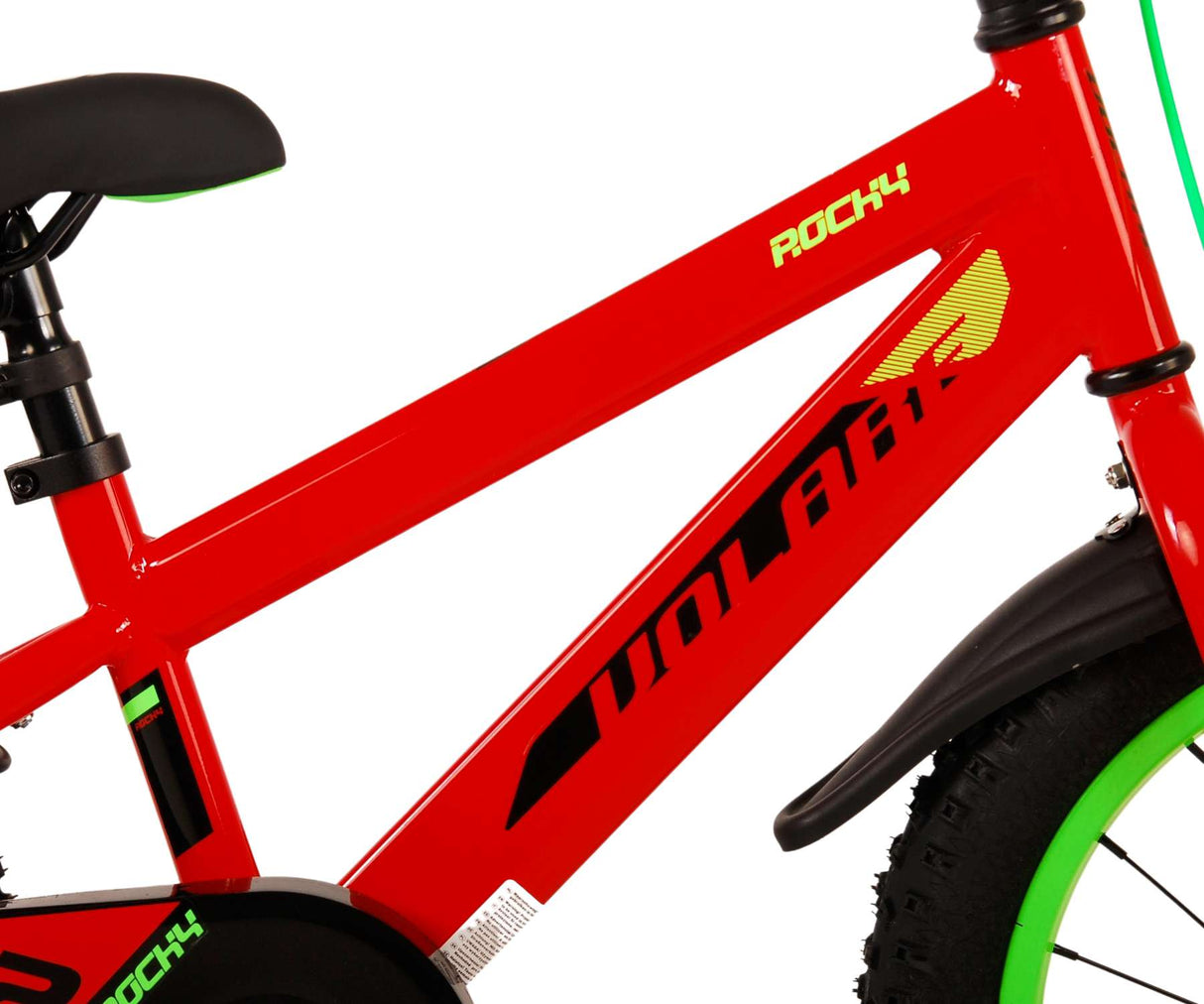Volare Rocky Kinderfahrrad - Jungen - 16 Zoll - Rot