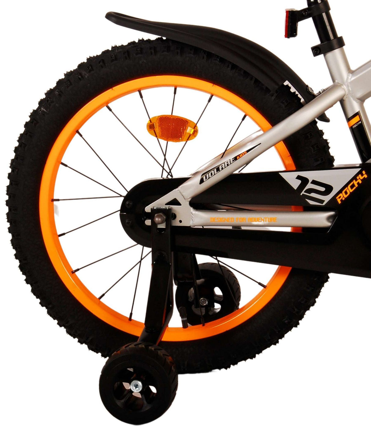 Volare Rocky Kinderfahrrad - Jungen - 18 Zoll - Grau