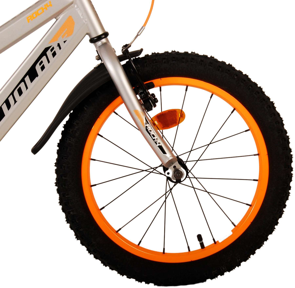 Volare Rocky Kinderfahrrad - Jungen - 18 Zoll - Grau