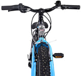 Volare Rocky Kinderfahrrad - 20 Zoll - Schwarz Blau - 95% fertig - 6 speed - Prime Collection