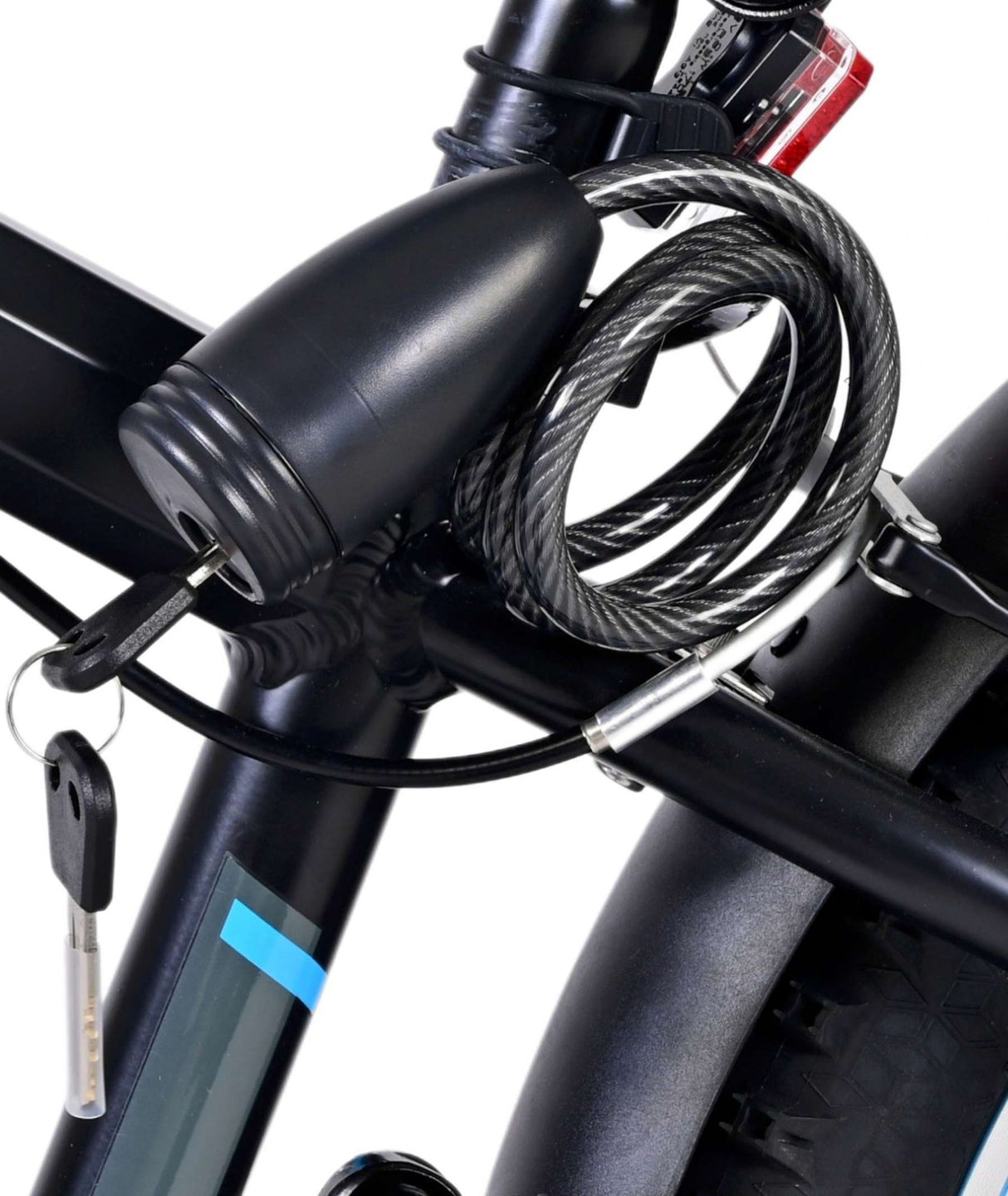Volare Rocky Kinderfahrrad - 20 Zoll - Schwarz Blau - 95% fertig - 6 speed - Prime Collection