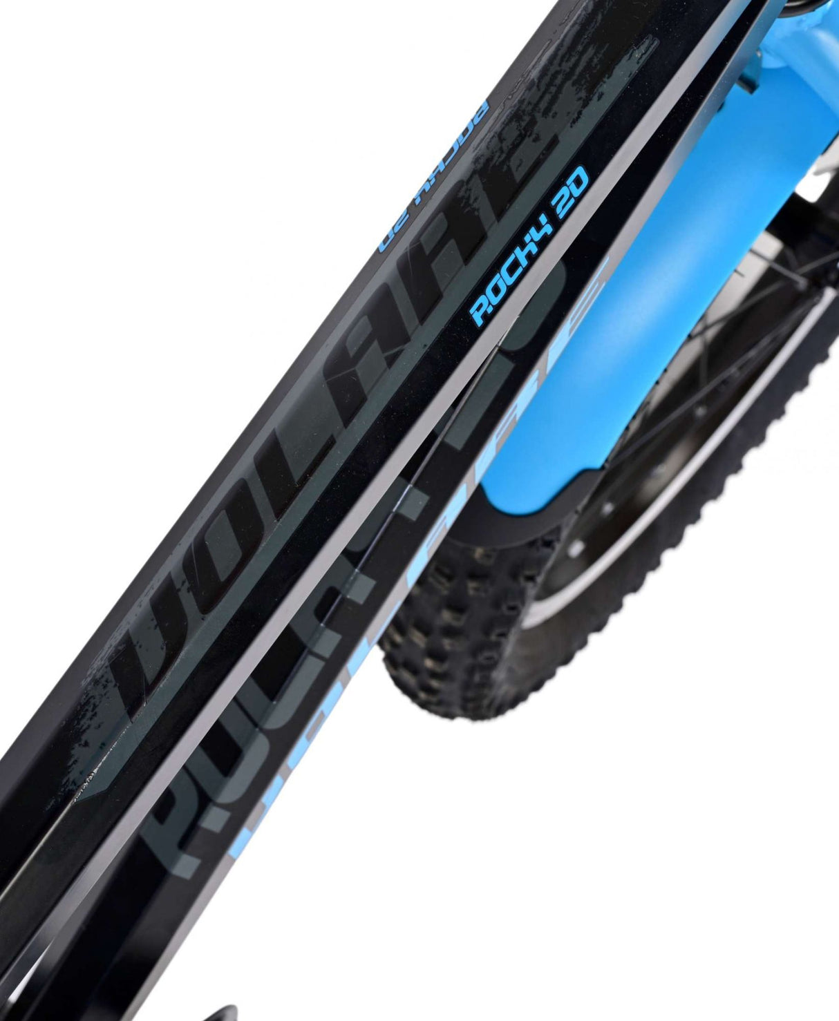 Volare Rocky Kinderfahrrad - 20 Zoll - Schwarz Blau - 95% fertig - 6 speed - Prime Collection