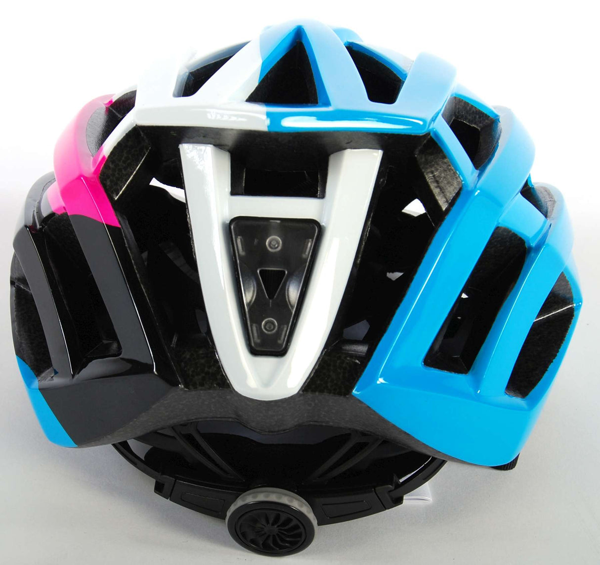 Salutoni Damen-Fahrradhelm - Blau Weiß Rosa - 58-61 cm