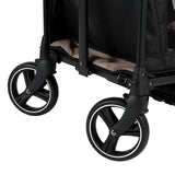 BabyTrold Adventure Bollerwagen für Kinder 2-Sitzer faltbar mit XXL-Verdeck