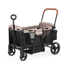 BabyTrold Adventure Bollerwagen für Kinder 2-Sitzer faltbar mit XXL-Verdeck