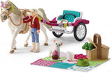 Schleich Spielfigur Horse Club Kutsche fÃ¼r Pferdeshow Lieferumfang