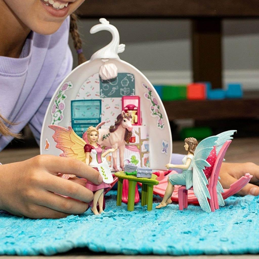 Schleich 42526 Spielwelt BAYALA, Elfencafé-Blüte ab 5-12 Jahren