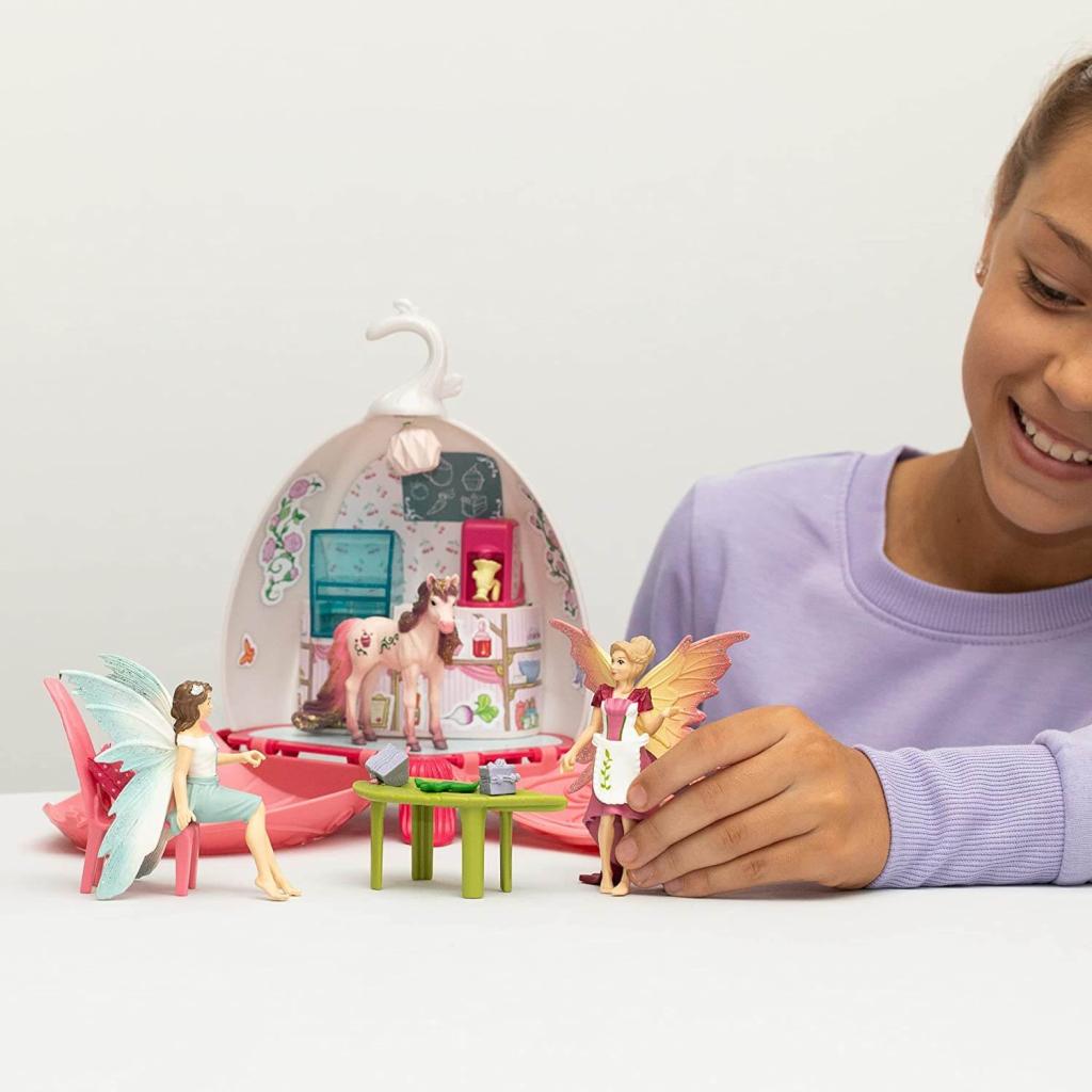 Schleich 42526 Spielwelt BAYALA, Elfencafé-Blüte ab 5-12 Jahren