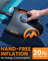 Outdoormaster Shark 2s Luftpumpe für SUPs automatisches Aufblasen ohne manuelles Zutun