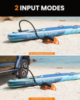 Outdoormaster Shark 3 hat 2 Stromversorgungsarten
