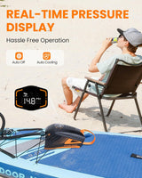 Outdoormaster Shark 3 Zeigt den Druck in Echtzeit