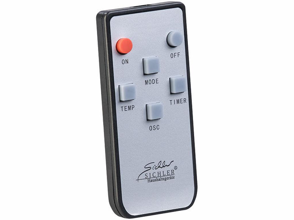 Sichler Digitaler Keramik-Heizlüfter NC-5460-911 mit Thermostat & Oszillation, FB, 2.000 W
