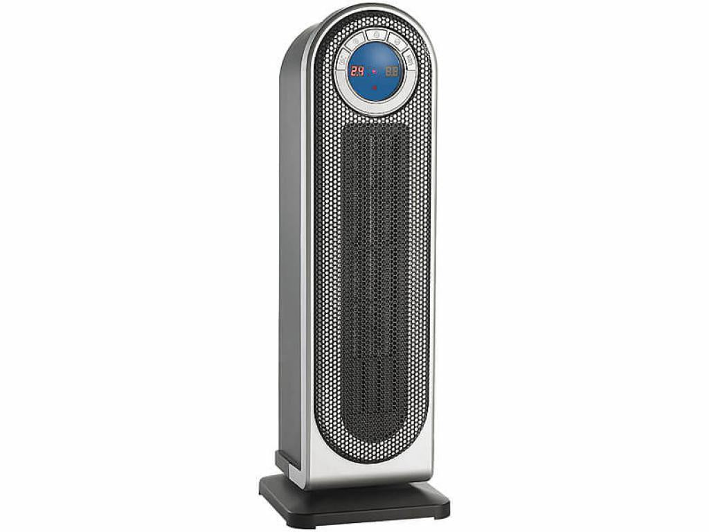 Sichler Digitaler Keramik-Heizlüfter NC-5460-911 mit Thermostat & Oszillation, FB, 2.000 W