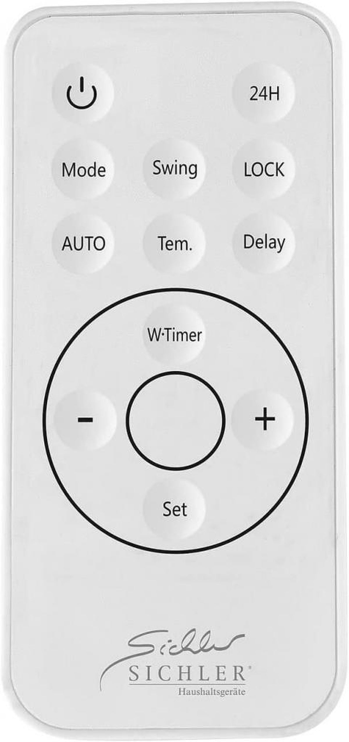 Sichler Keramik Wandheizlüfter LV-820.w ZX-7108 mit digitalem Thermostat, Oszillation, 2.000 W