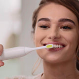 Silk`n Toothwave Zahnbürste Reinigungsbeispiel