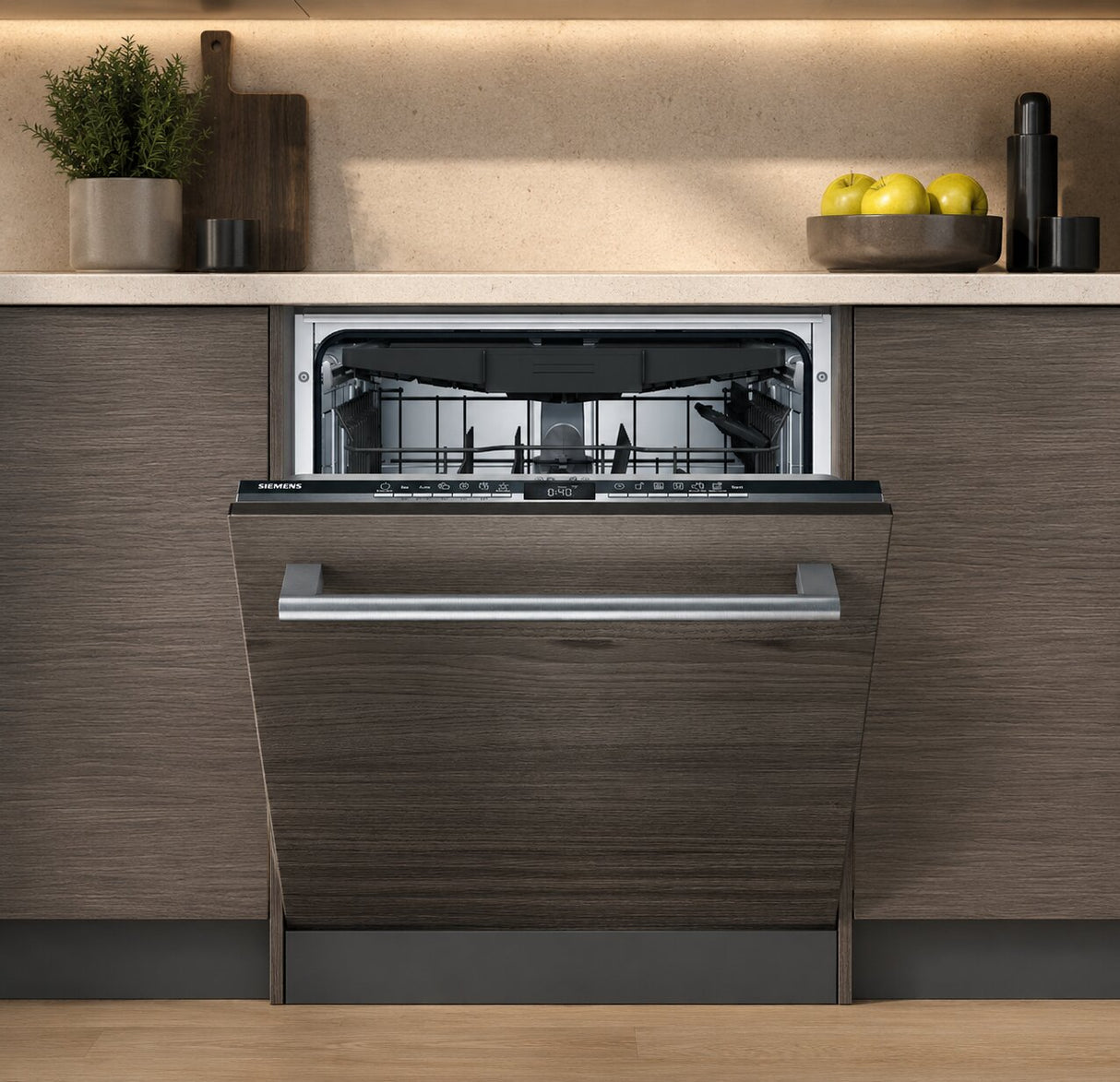 Siemens SN63EX14VE Geschirrspülmaschine in der Küche eingebaut