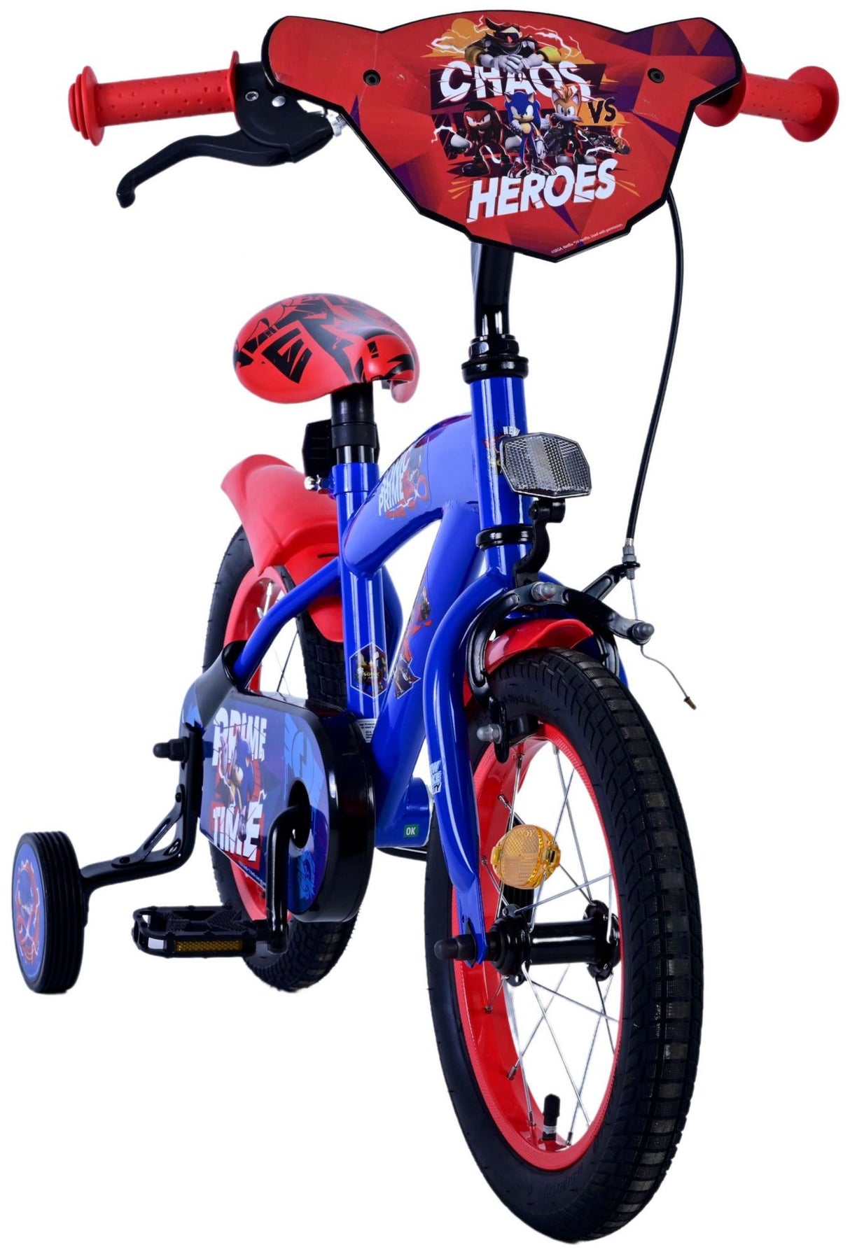 Volare Sonic Prime Kinderfahrrad für Jungen - 14 Zoll in Blau und Rot