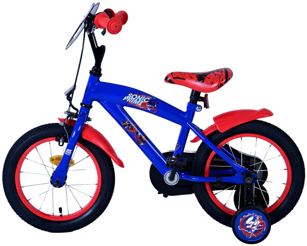 Volare Sonic Prime Kinderfahrrad für Jungen - 14 Zoll in Blau und Rot