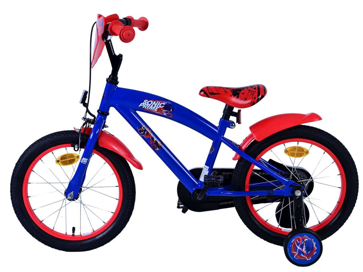 Volare Sonic Prime Kinderfahrrad für Jungen - 16 Zoll in Blau und Rot