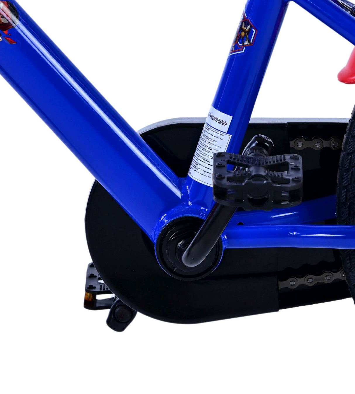 Volare Sonic Prime Kinderfahrrad für Jungen - 16 Zoll in Blau und Rot