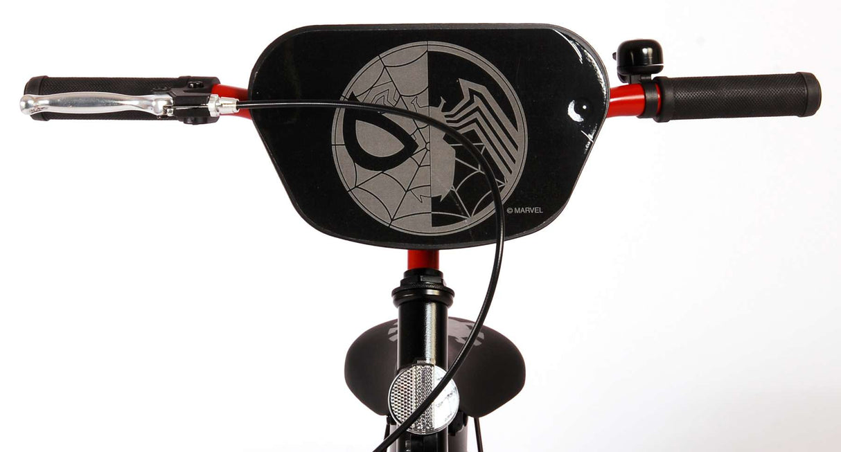 Volare Spider-Man - Kinderfahrrad - Jungen - 20 Zoll - Mattschwarz