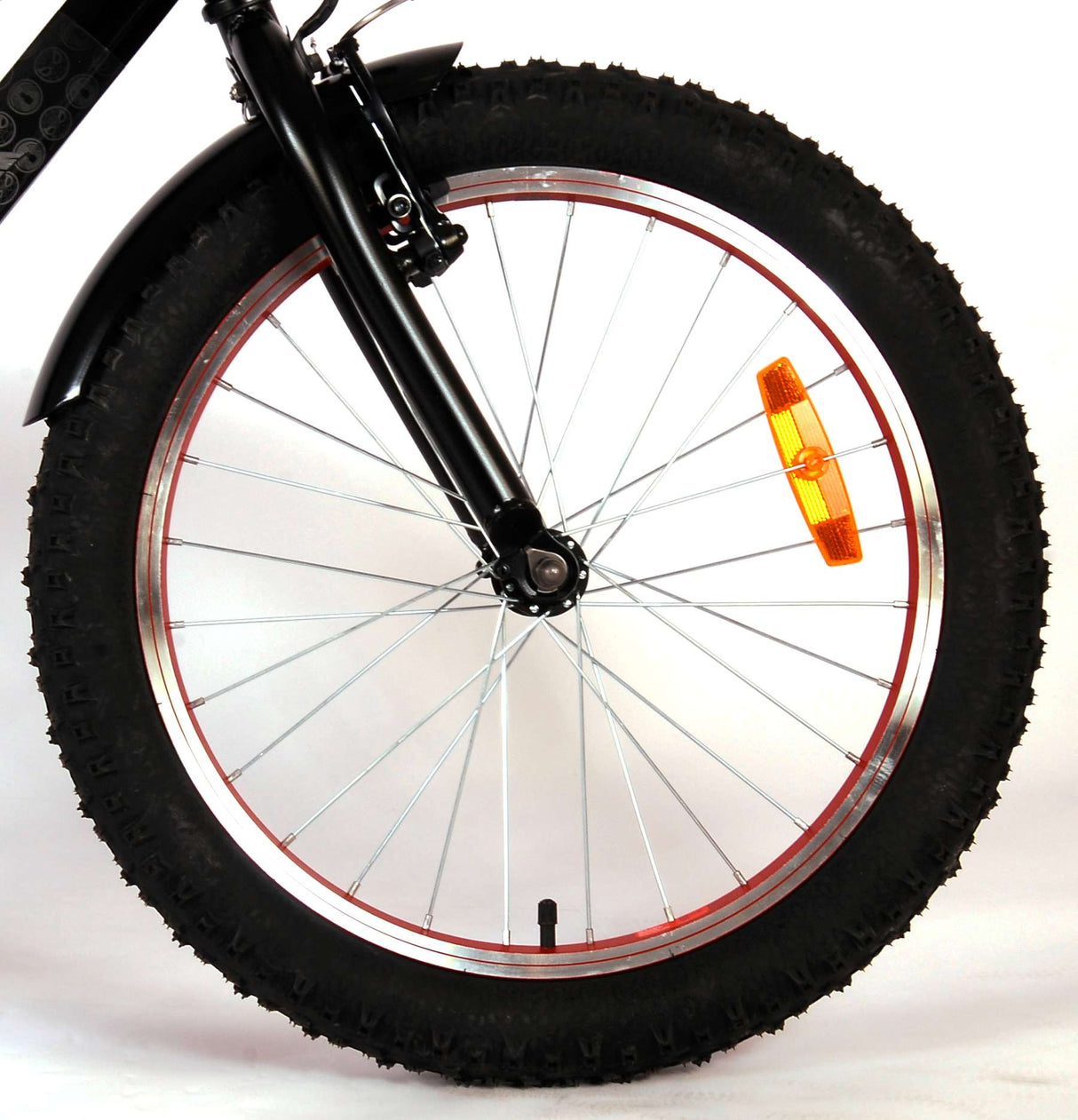 Volare Spider-Man - Kinderfahrrad - Jungen - 20 Zoll - Mattschwarz