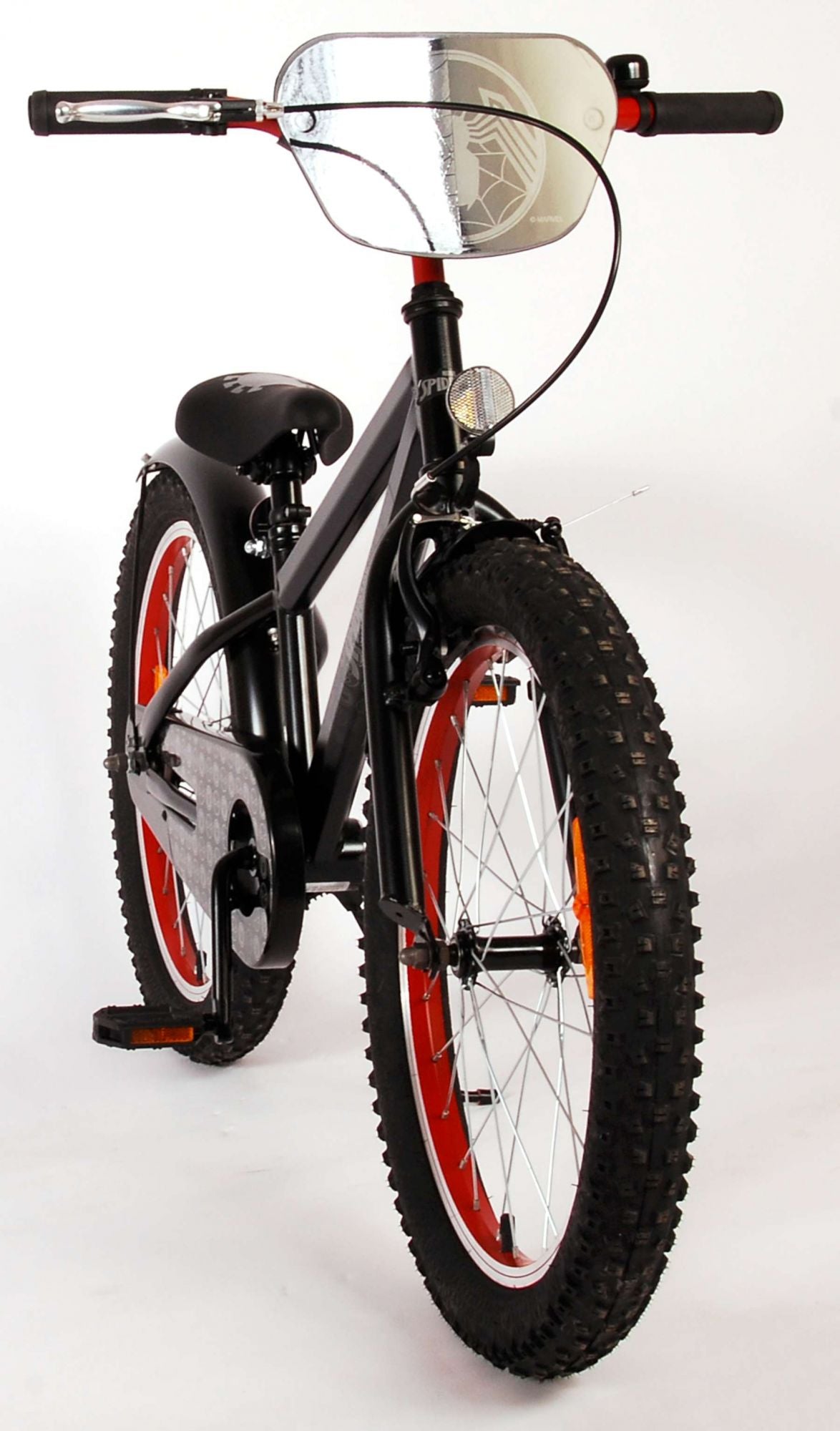 Volare Spider-Man - Kinderfahrrad - Jungen - 20 Zoll - Mattschwarz