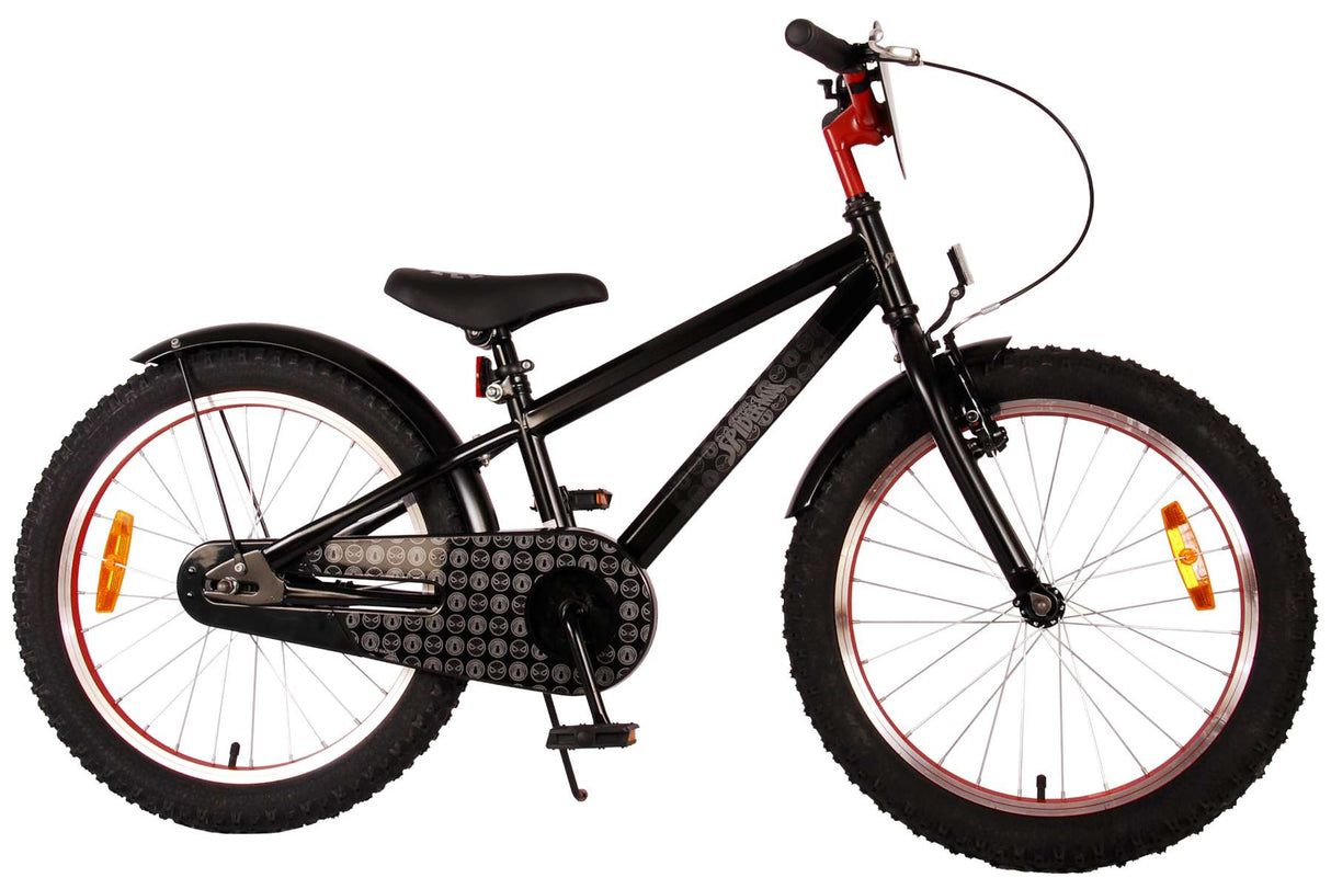 Volare Spider-Man - Kinderfahrrad - Jungen - 20 Zoll - Mattschwarz