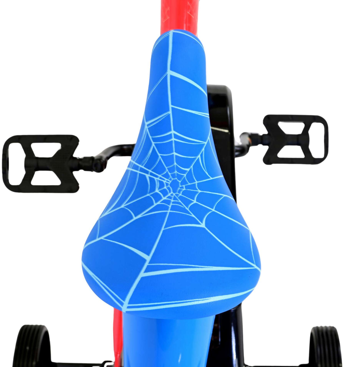 Volare Marvel Spider-Man Kinderfahrrad für Jungen - 14 Zoll in Rot/Blau