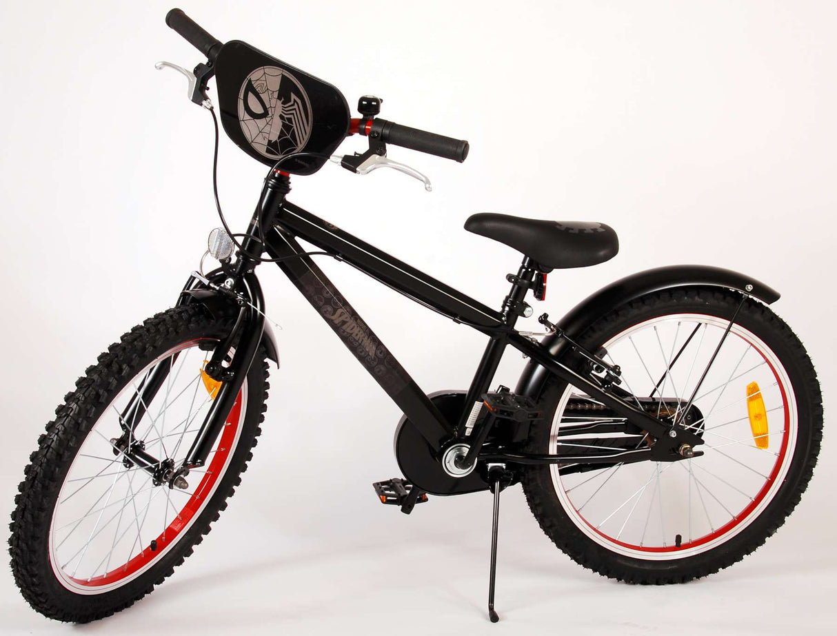 Volare Spider-Man - Kinderfahrrad - Jungen - 20 Zoll - Mattschwarz - 2 Handbremsen