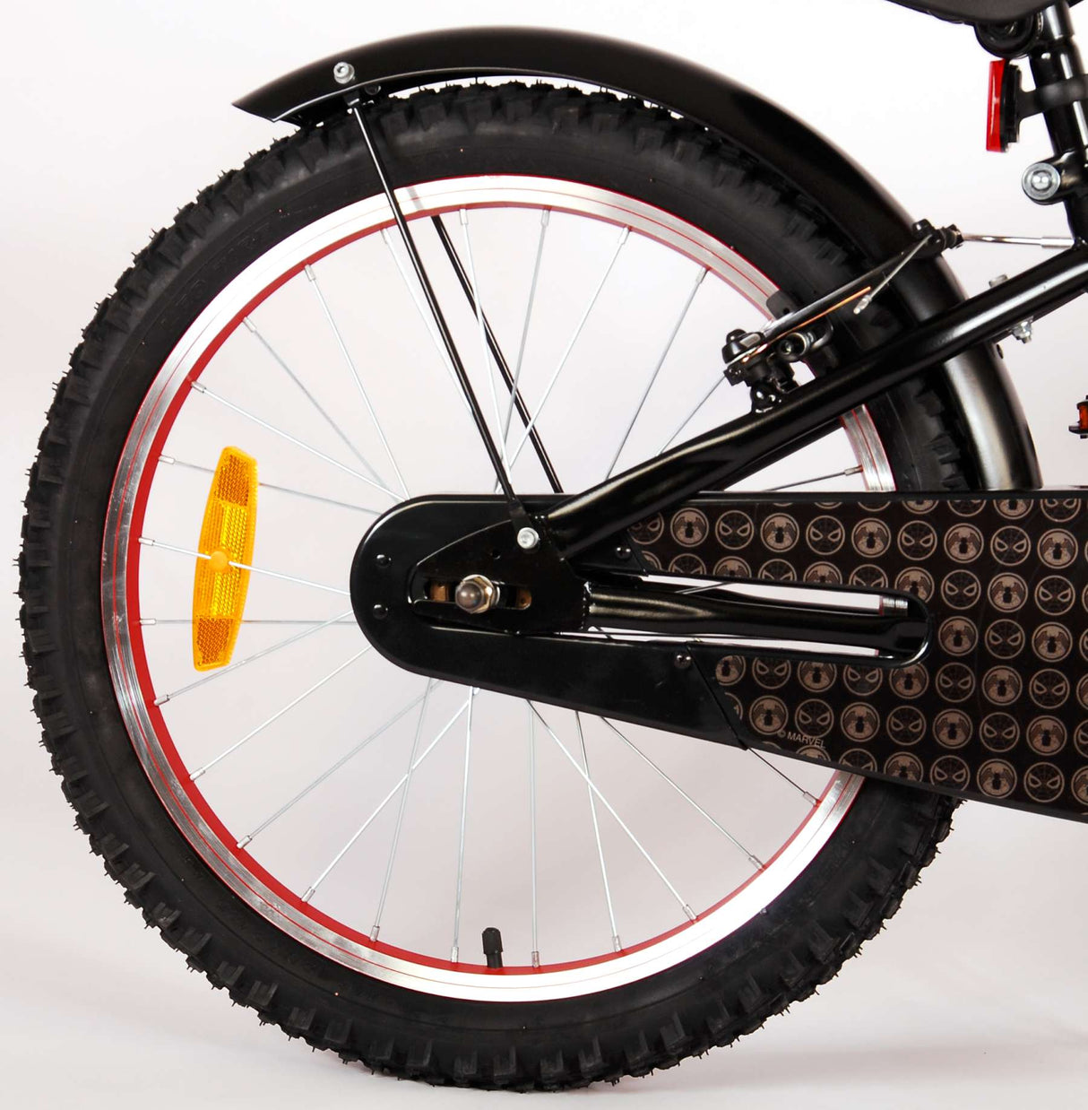 Volare Spider-Man - Kinderfahrrad - Jungen - 20 Zoll - Mattschwarz - 2 Handbremsen