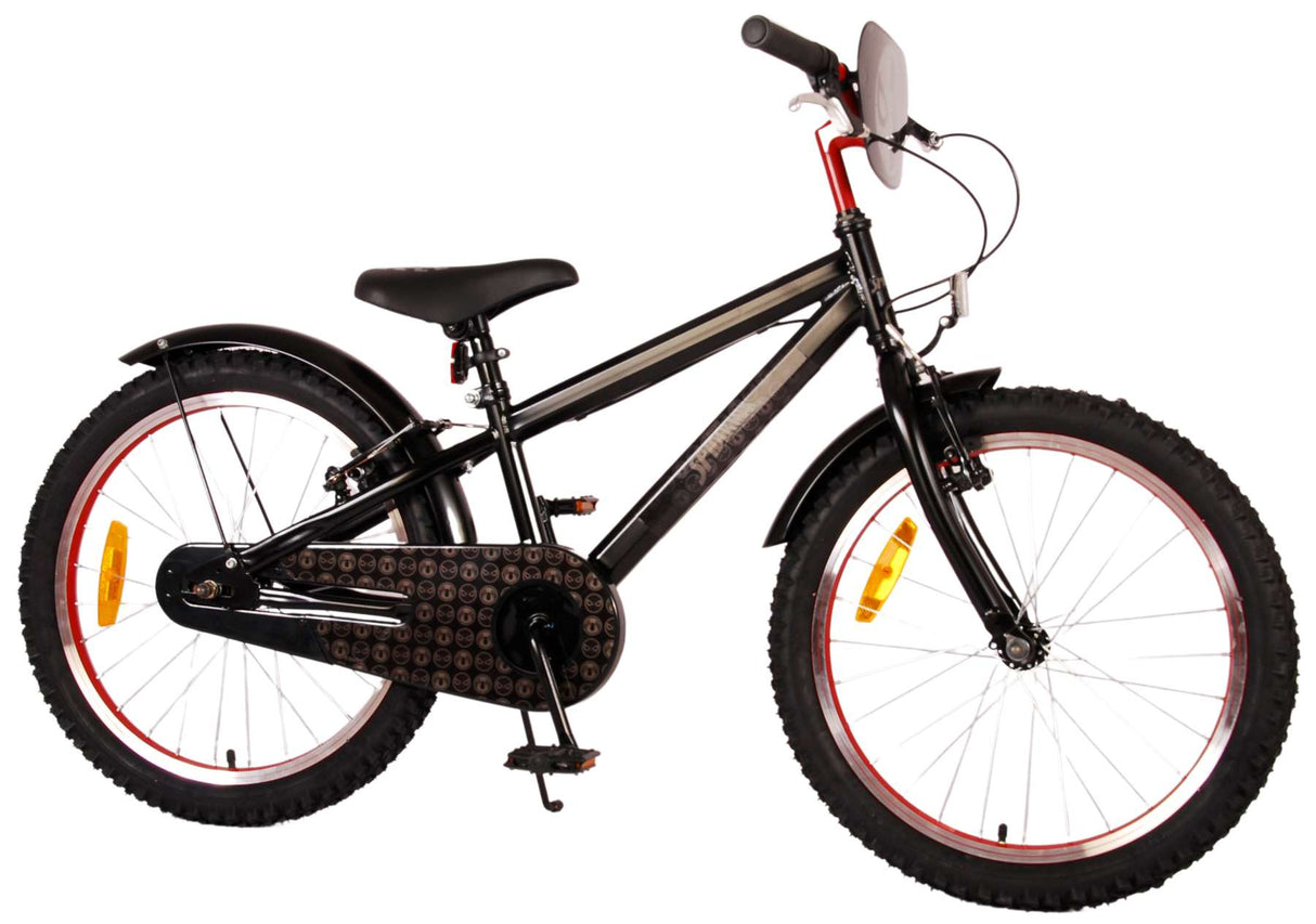 Volare Spider-Man - Kinderfahrrad - Jungen - 20 Zoll - Mattschwarz - 2 Handbremsen