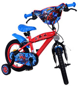 Volare Ultimate Marvel Spiderman 14 Zoll Kinderfahrrad Blau/Rot - Sicherheit, Komfort und Spaß in einem!