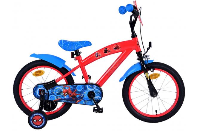 Disney Stitch 16 Zoll Kinderfahrrad mit Handbremse und RÃ¼cktrittbremse