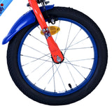 Volare Spidey Kinderfahrrad für Jungen - 16 Zoll in Blau mit Zweihandbremsen