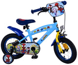 Volare Spider-Man 12-Zoll-Kinderfahrrad mit Handbremse, Rücktrittbremse und abnehmbaren Stützrädern - Offiziell lizenziertes Produkt