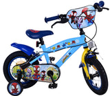 Volare Spider-Man 12 Zoll Kinderfahrrad Blau - Sicherheit, Komfort und Spaß in einem!