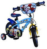Volare Spidey Kinderfahrrad - Jungen - 12 Zoll - Blau - Zweihandbremsen