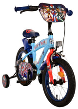 Volare Offiziell lizenziertes Marvel Spidey 14-Zoll-Kinderfahrrad in Blau - Sicherheit, Spaß und Abenteuer für Ihr Kind!
