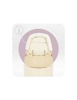 MoMi SARDI 2in1 Fußsack in gewählter Farbe für Kinderwagen, Buggy & Schlitten
